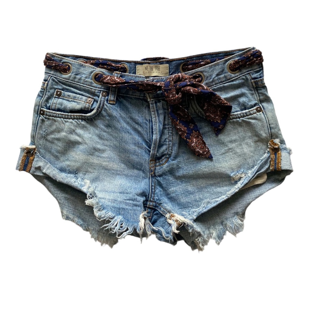 Free People Denim Mini Shorts